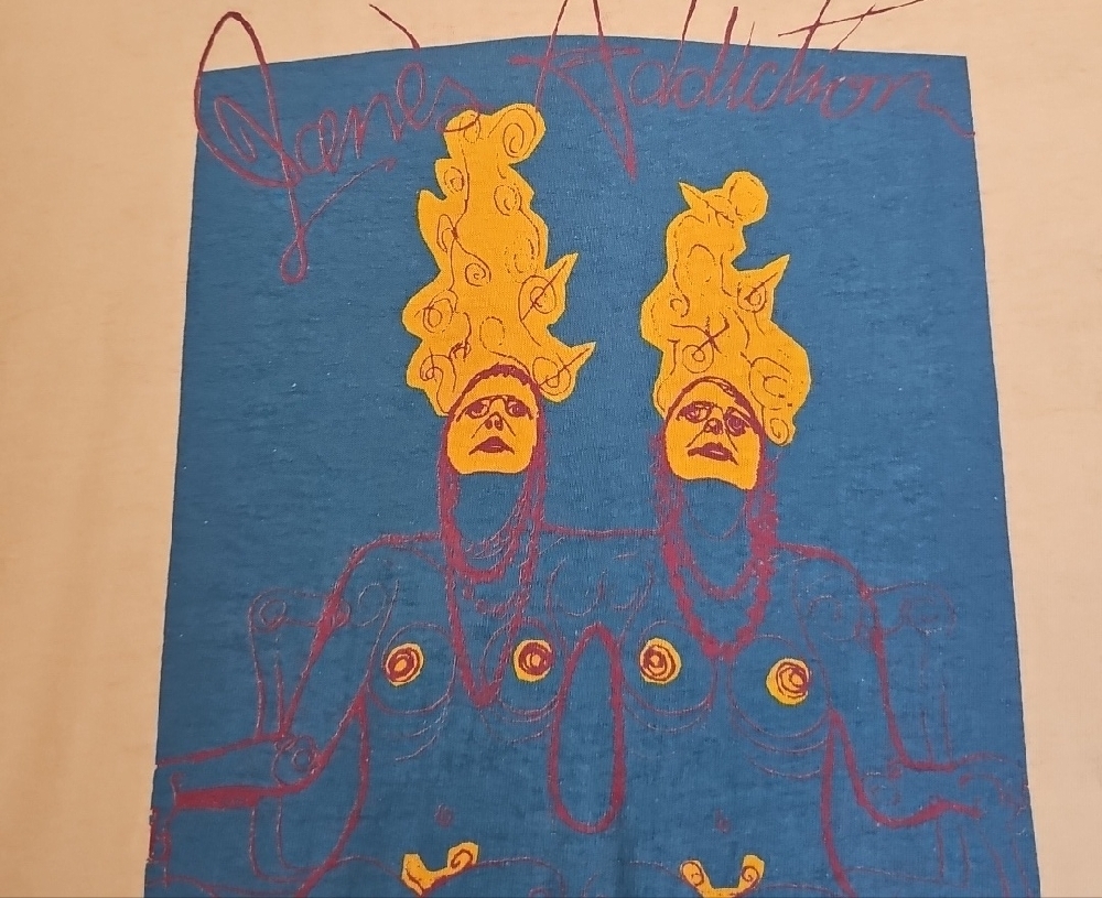 Jane's Addicition 1988 NOTHING SHOCKING Concert Tee Very RARE & Sought After - Picture 2 of 7